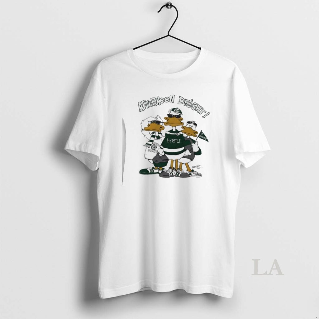 Original Michigan State University Afternoon Delight Go Spartans Duck Mascot