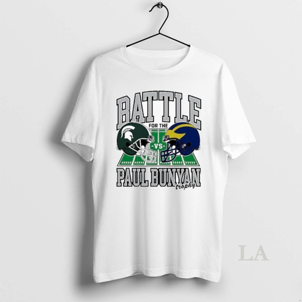 Original Michigan Vs Michigan State 2025 Battle For The Paul Bunyan Trophy