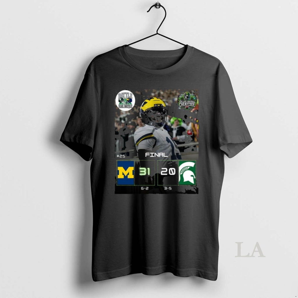Original Michigan Wins 31 20 Michigan State 2025 Gameday Football
