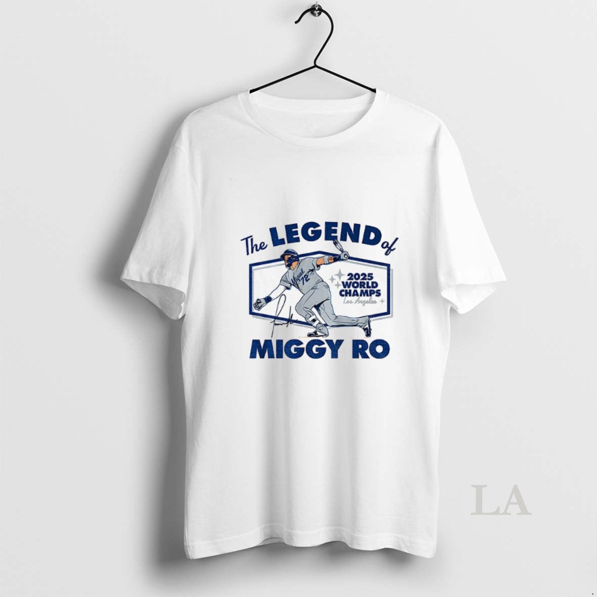 Original Miguel Rojas Los Angeles Dodgers The Legend Of Miggy Ro World Champs Series 2025
