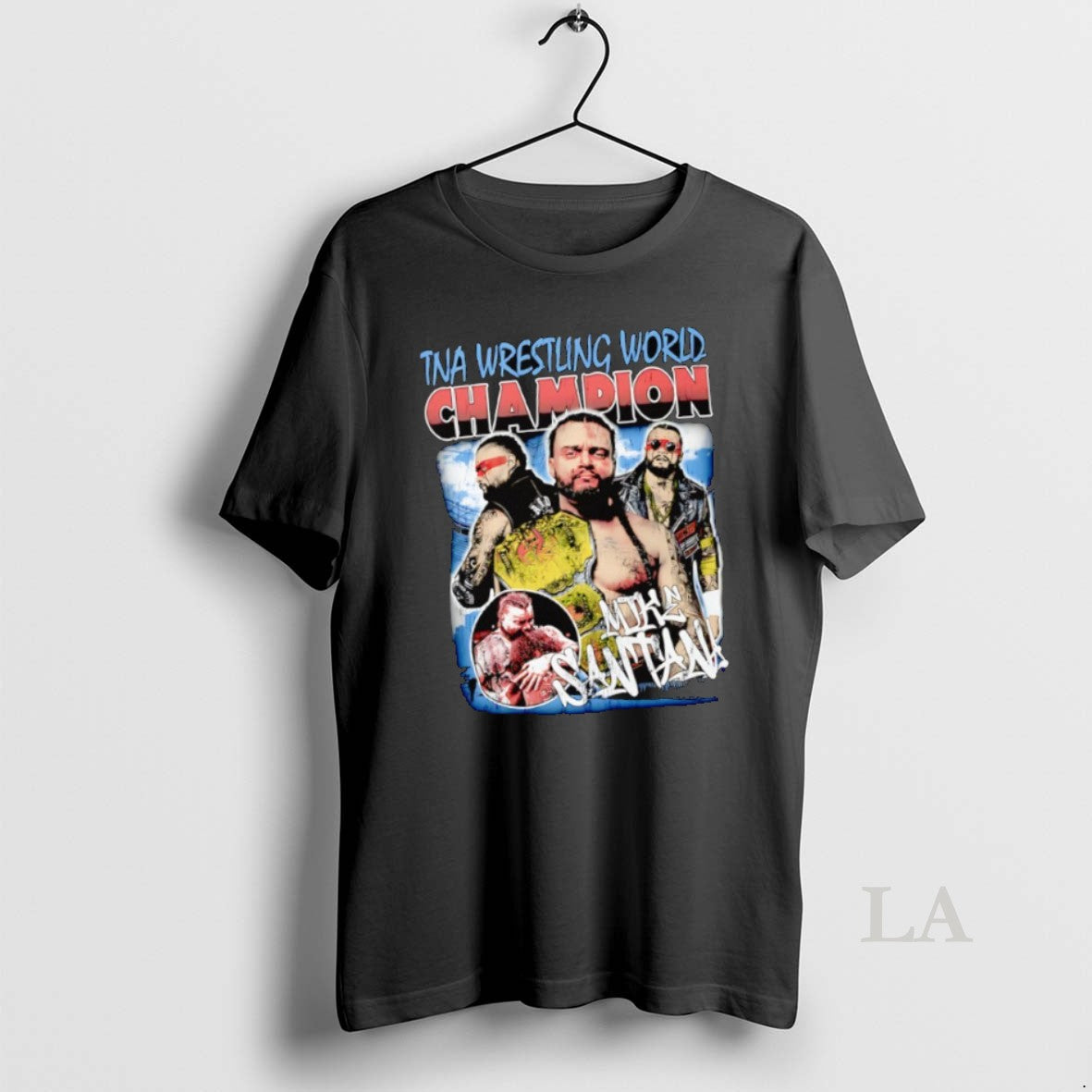 Original Mike Santana The Tna Wrestiling World Champion Graphic