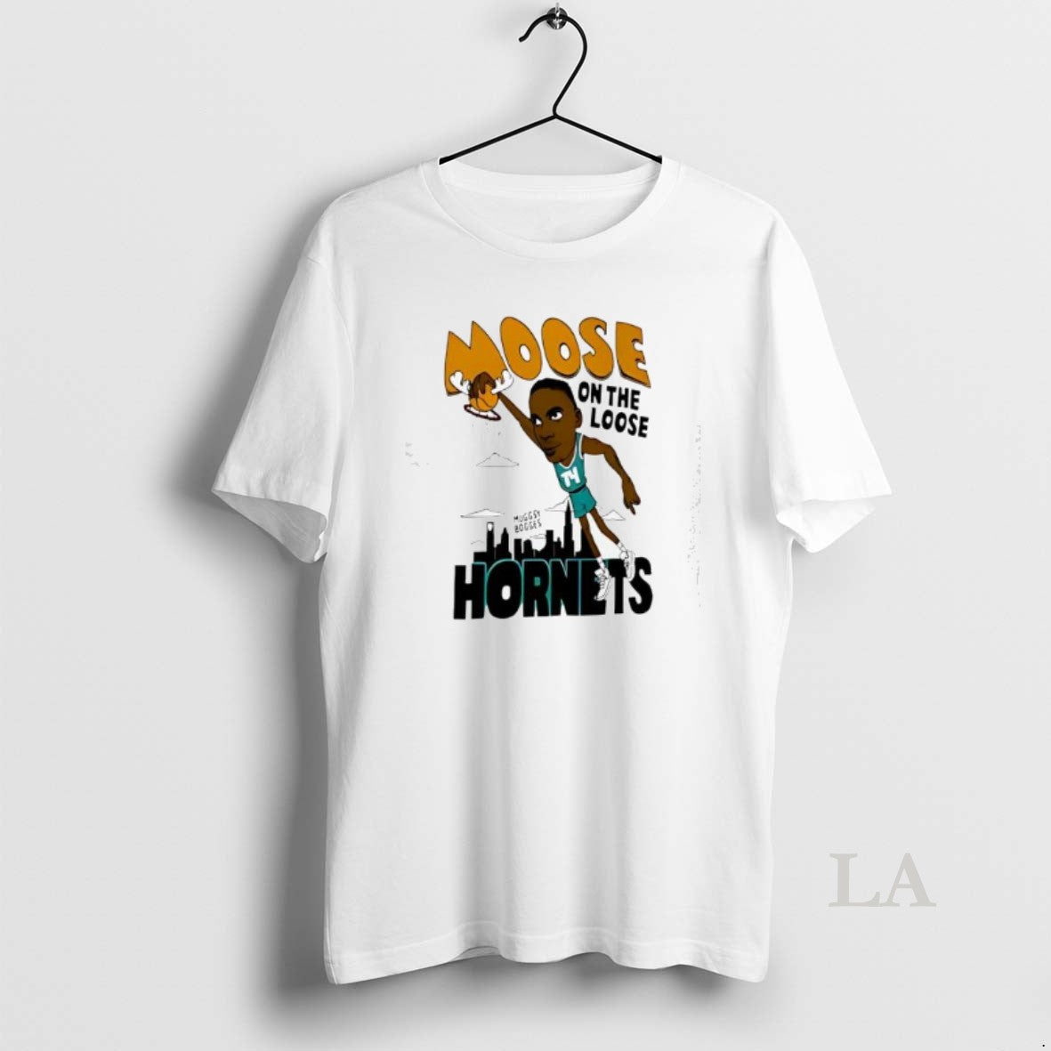 Original Moose On The Loose Hornets Cartoon