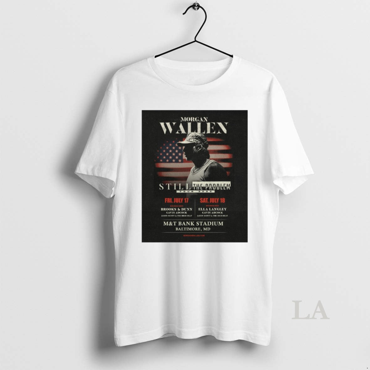 Original Morgan Wallen Still The Problem Tour 2026 July 17 18 Mt Bank Stadium Baltimore