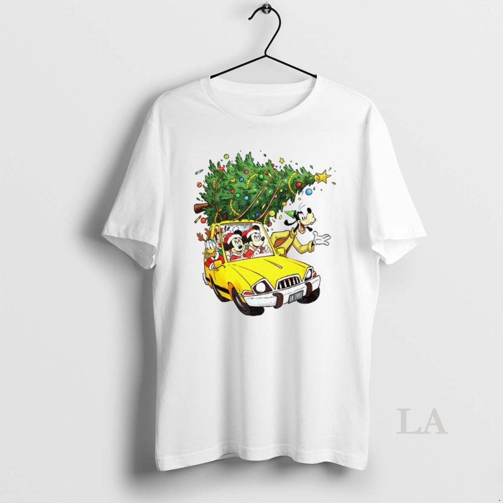Original Mouse And Friends Truck Christmas Tree Merry Christmas