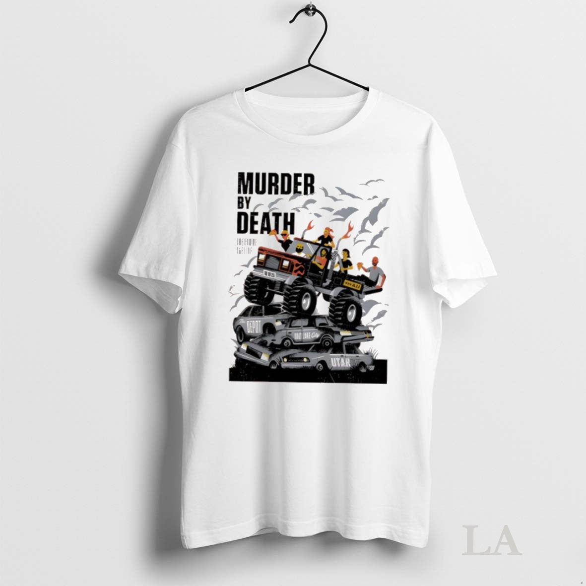 Original Murder By Death Fall Tour 2025 Salt Lake City Ut Tee Sweater
