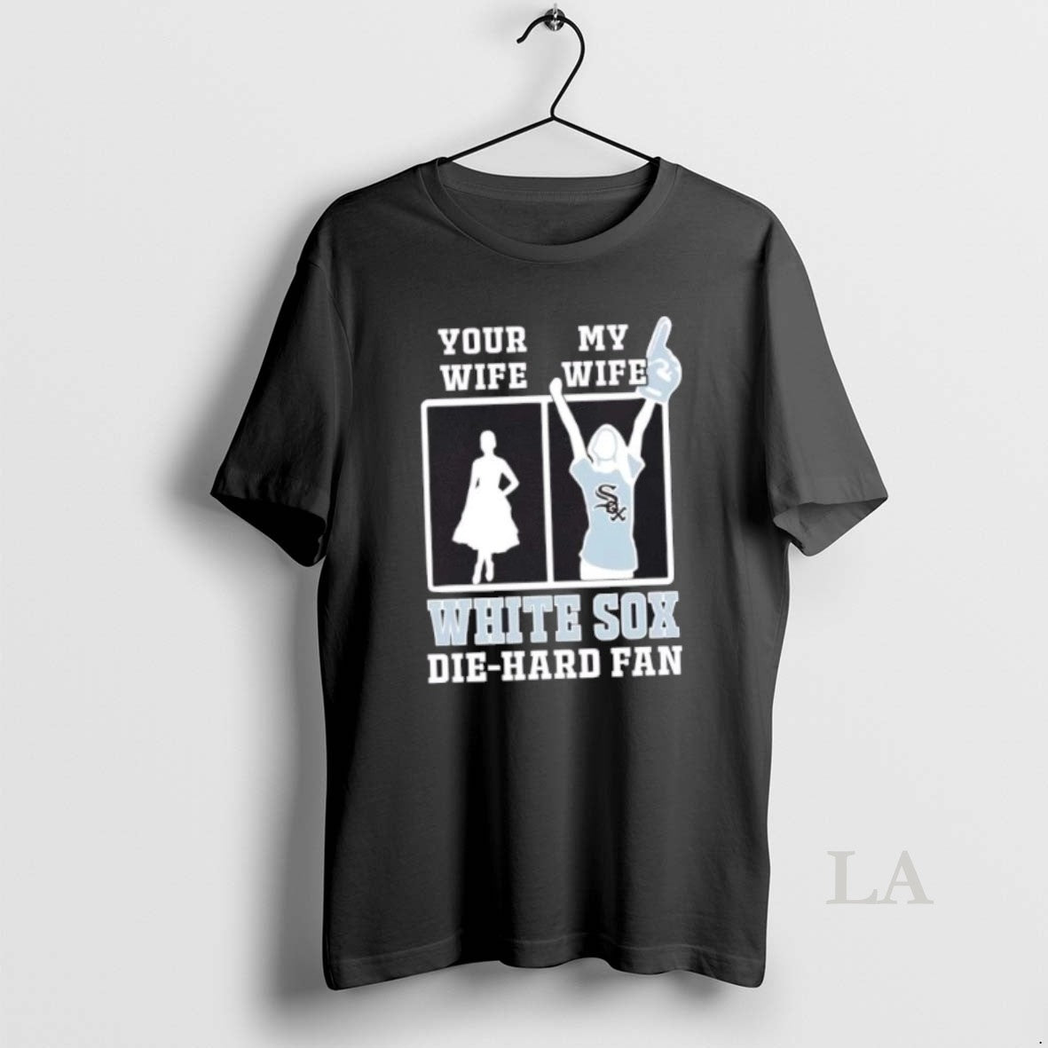 Original My Wife Chicago White Sox Baseball Die Hard Fan