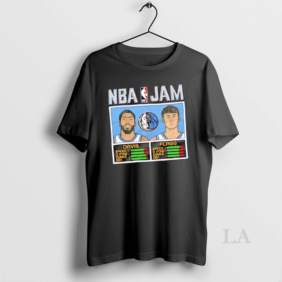 Original Nba Jam Anthony Davis And Cooper Flagg Dallas Mavericks Graphic