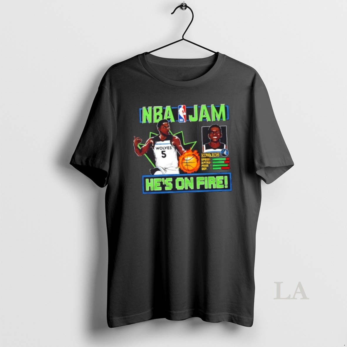 Original Nba Jam Minnesota Timberwolves Anthony Edwards Hes On Fire
