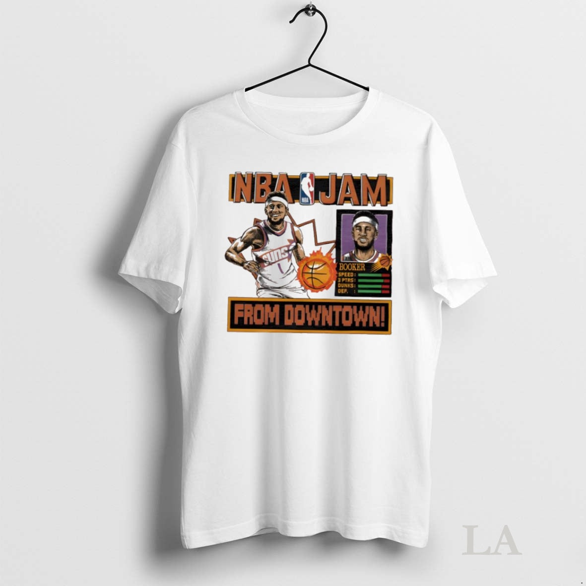 Original Nba Jam Suns Devin Booker Tee Sweater