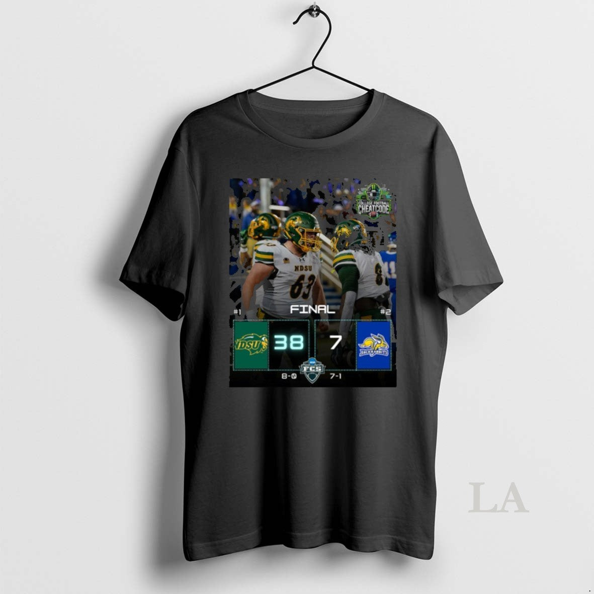 Original Ndsu Wins 38 7 Jackrabbits 2025 Gameday Football