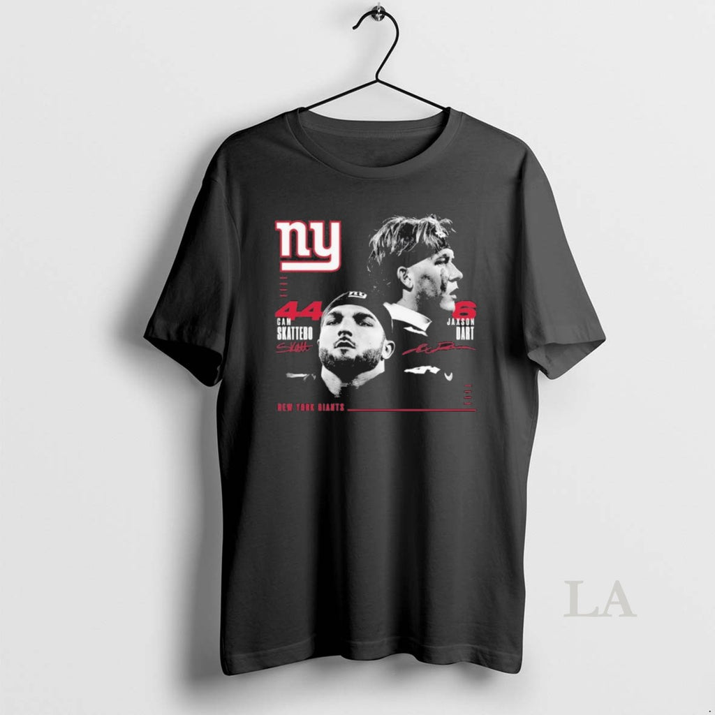 Original Ny Giants Cam Skattebo And Jaxson Dart Player Signatures