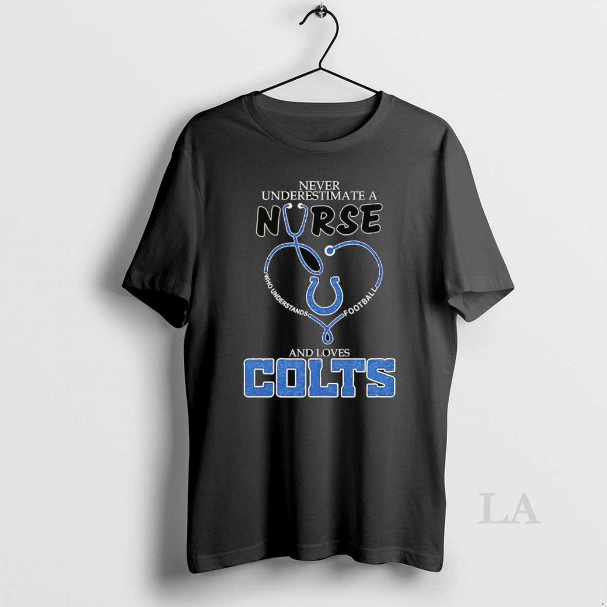 Original Never Underestimate A Nurse Understand Football Loves Indianapolis Colts