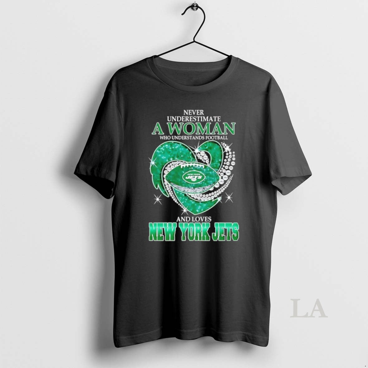 Original Never Underestimate A Woman Who Understands Football And Loves New York Jets Football Heart