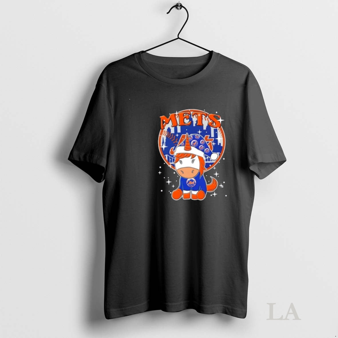 Original New York Mets Baseball X Unicorn Merry Christmas