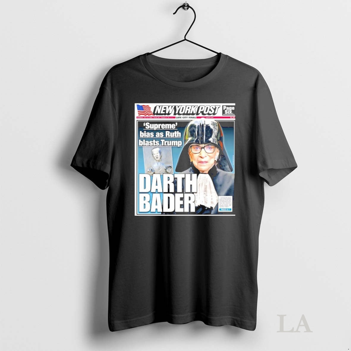 Original New York Post Darth Bader Suprem Bias As Ruth Blasts Trump