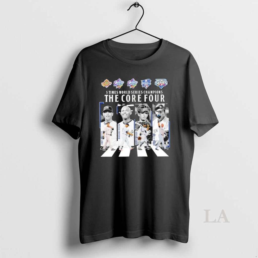 Original New York Yankees 5 Time World Series Champions The Core Four Abbey Road Signatures