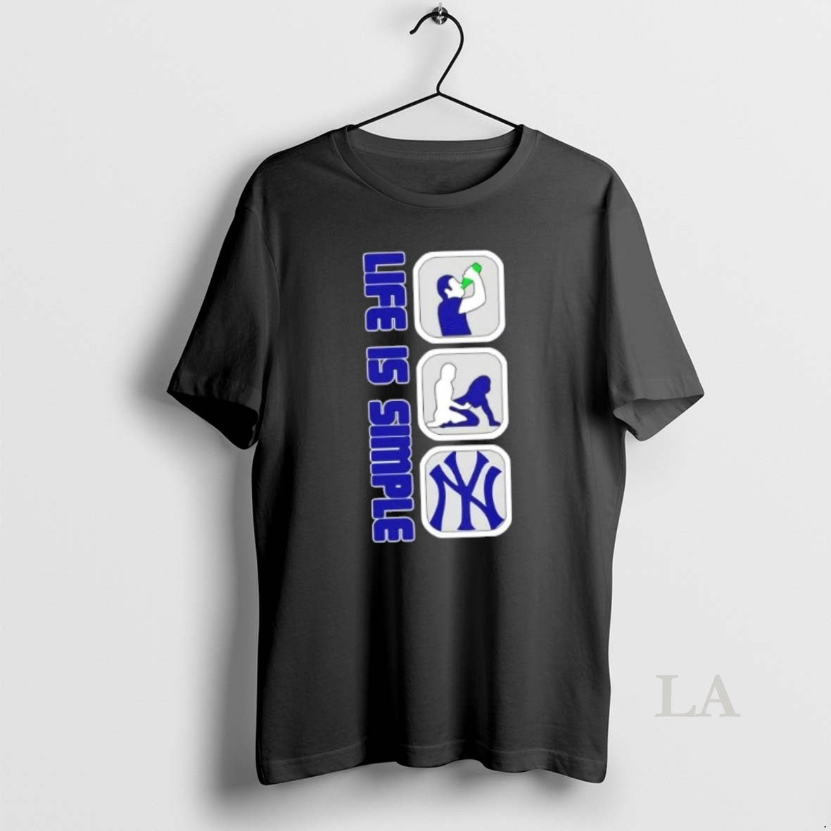 Original New York Yankees Baseball Life Is Simple