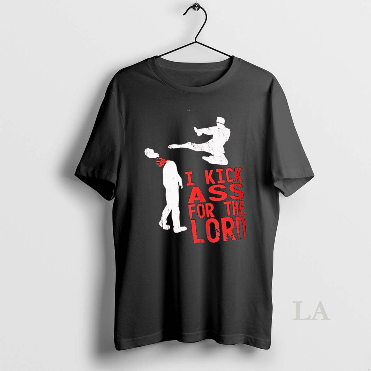 Original Nice I Kick Ass For The Lord Retro