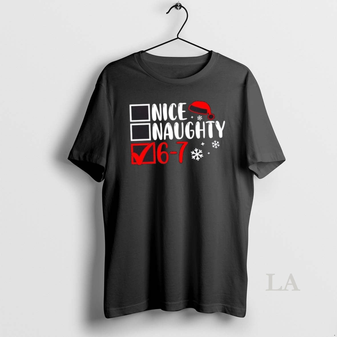 Original Nice Naughty 67 Funny Christmas Santa Hat