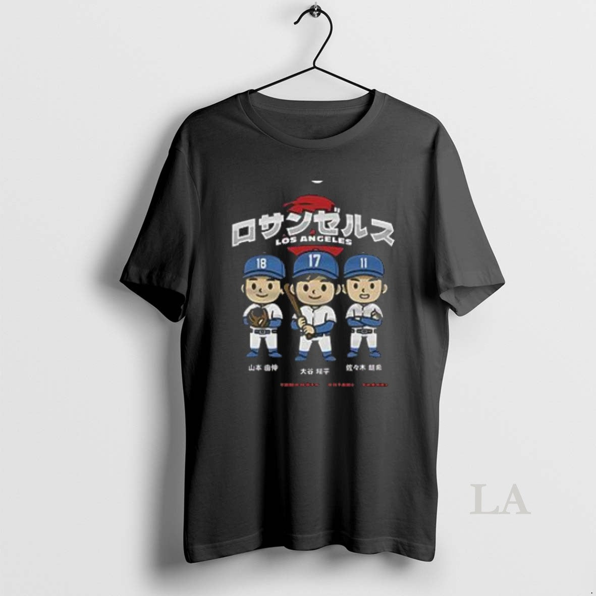 Original Nice Shohei Ohtani Los Angeles Dodgers Chibi Anime Shirtshohei Ohtani Los Angeles Dodgers Chibi