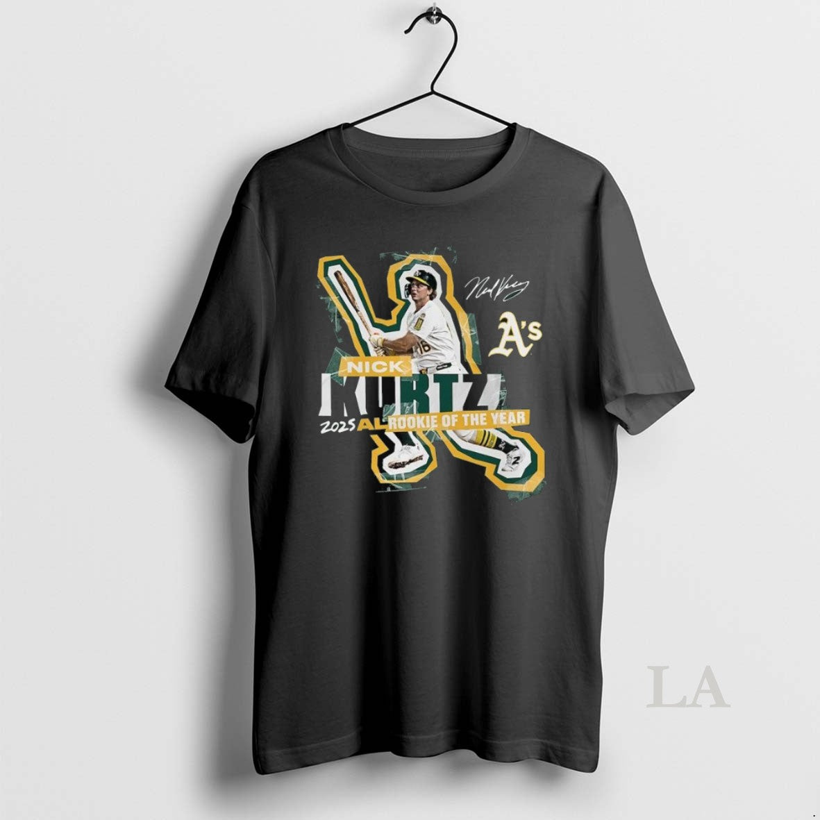 Original Nick Kurtz Athletics 2025 American League Rookie Of The Year