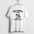 Original Nick Mangold 74 New York Jets Helmet Tribute Football Forever A Jet