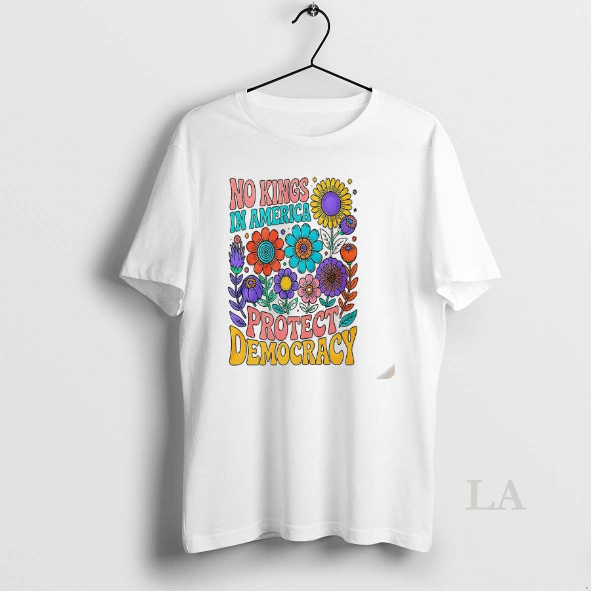 Original No King In American Protect Democracy Flower