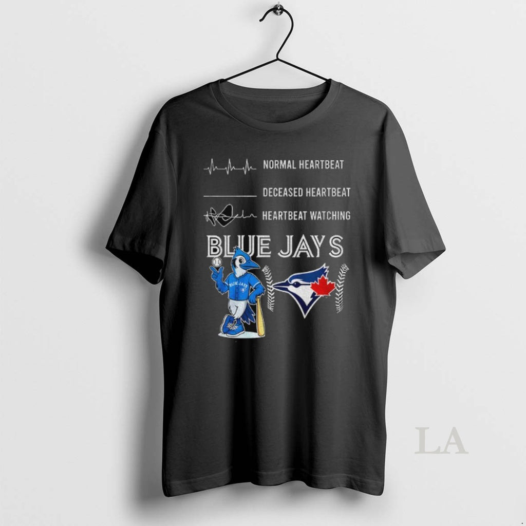 Original Normal Heartbeat Deceased Heartbeat Heartbeat Watching Blue Jays Sports