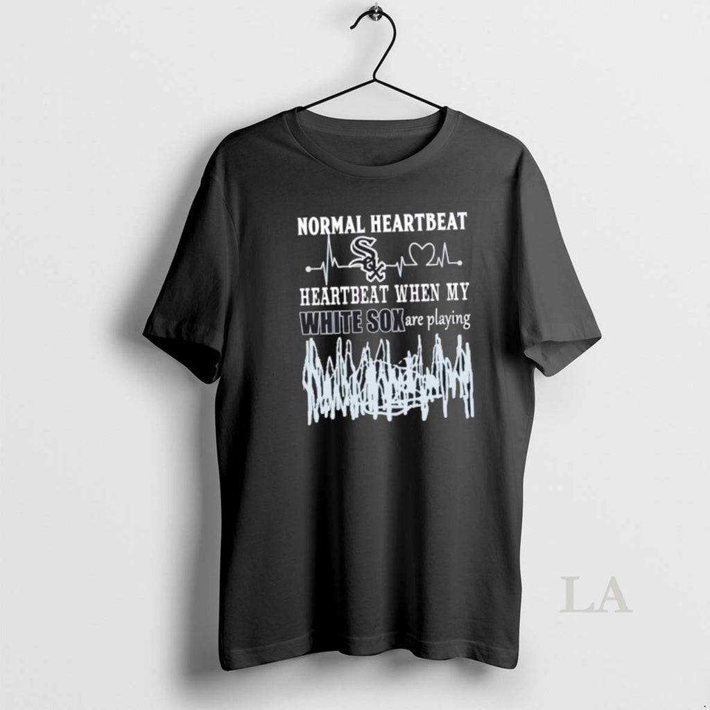 Original Normal Heartbeat Heartbeat When My Chicago White Sox Baseball Are Playing