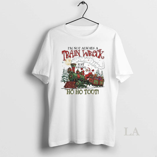 Original Not Always A Train Wreck Christmas Santa