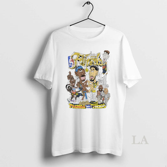Original Okc Thunder Vs Indiana Pacers 2025 Nba Finals Caricature