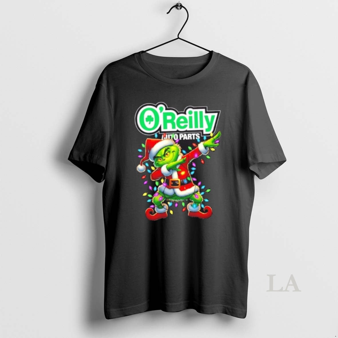 Original Oreilly Auto Parts Grinch Dabbing Merry Christmas