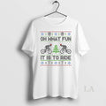 Original Oh What Fun It Is To Ride Bicycle Ugly Christmas