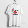 Original Ok Lets Play Ball Toronto Blue Jays Baseball Logo 2 Sided