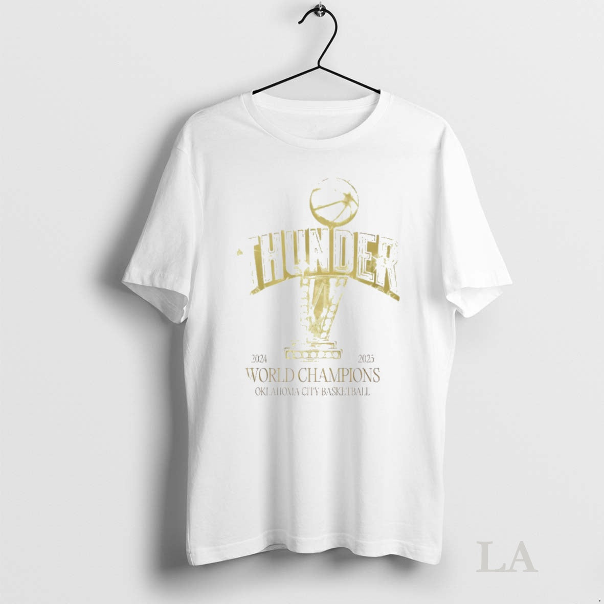 Original Okc Thunder 2024 2025 World Champions Trophy Tee Sweater