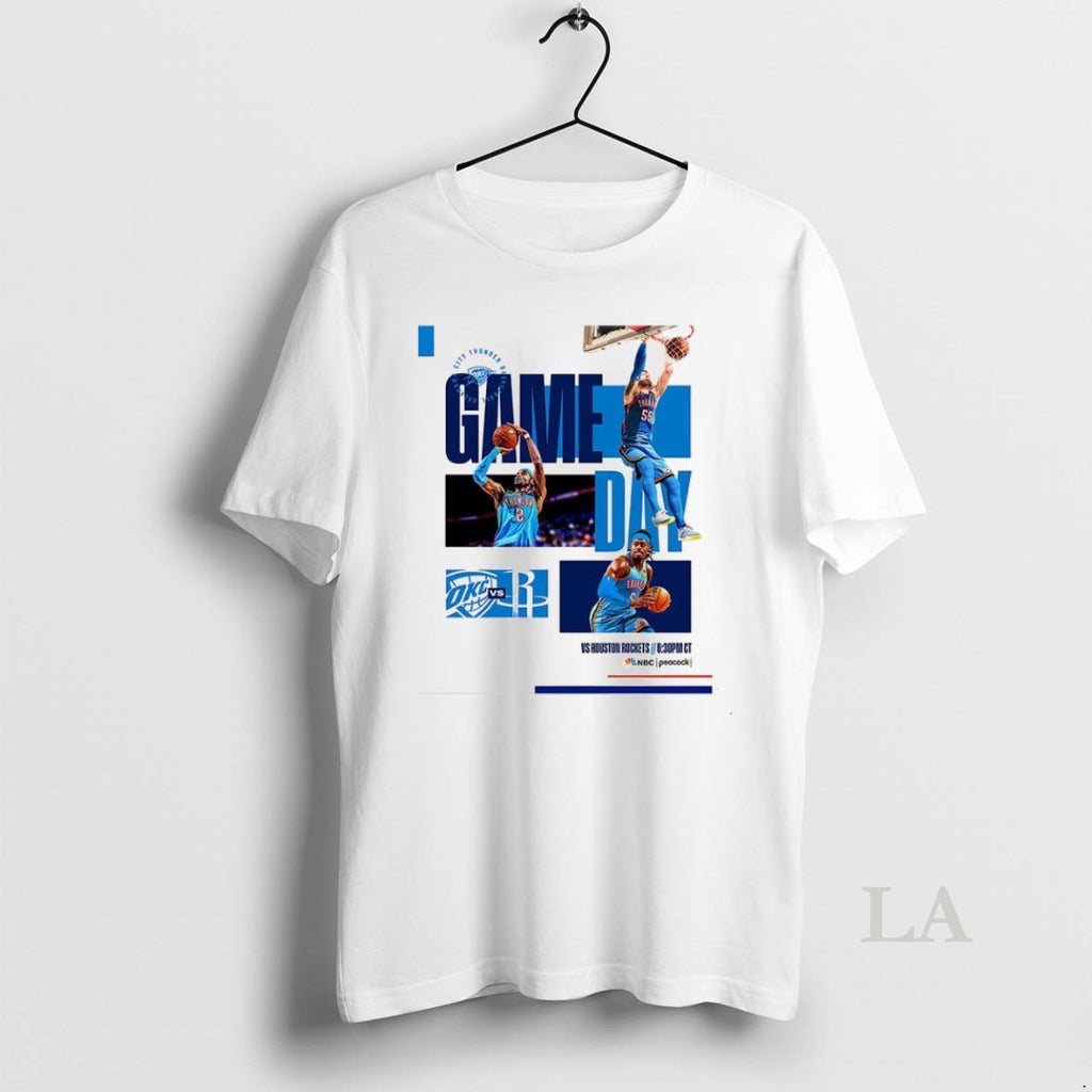 Original Oklahoma City Thunder Vs Houston Rockets Nba 2025 Game Day