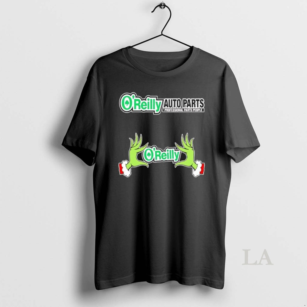 Original Oreilly Auto Parts X Grinch Hands Merry Christmas