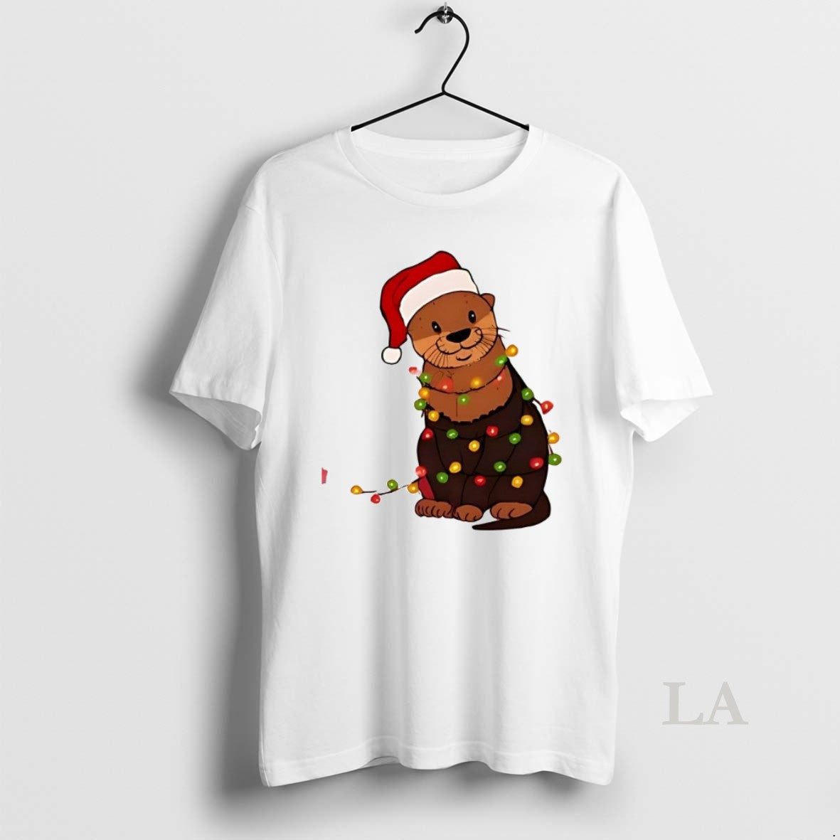 Original Otters Hat Santa Lightning Christmas
