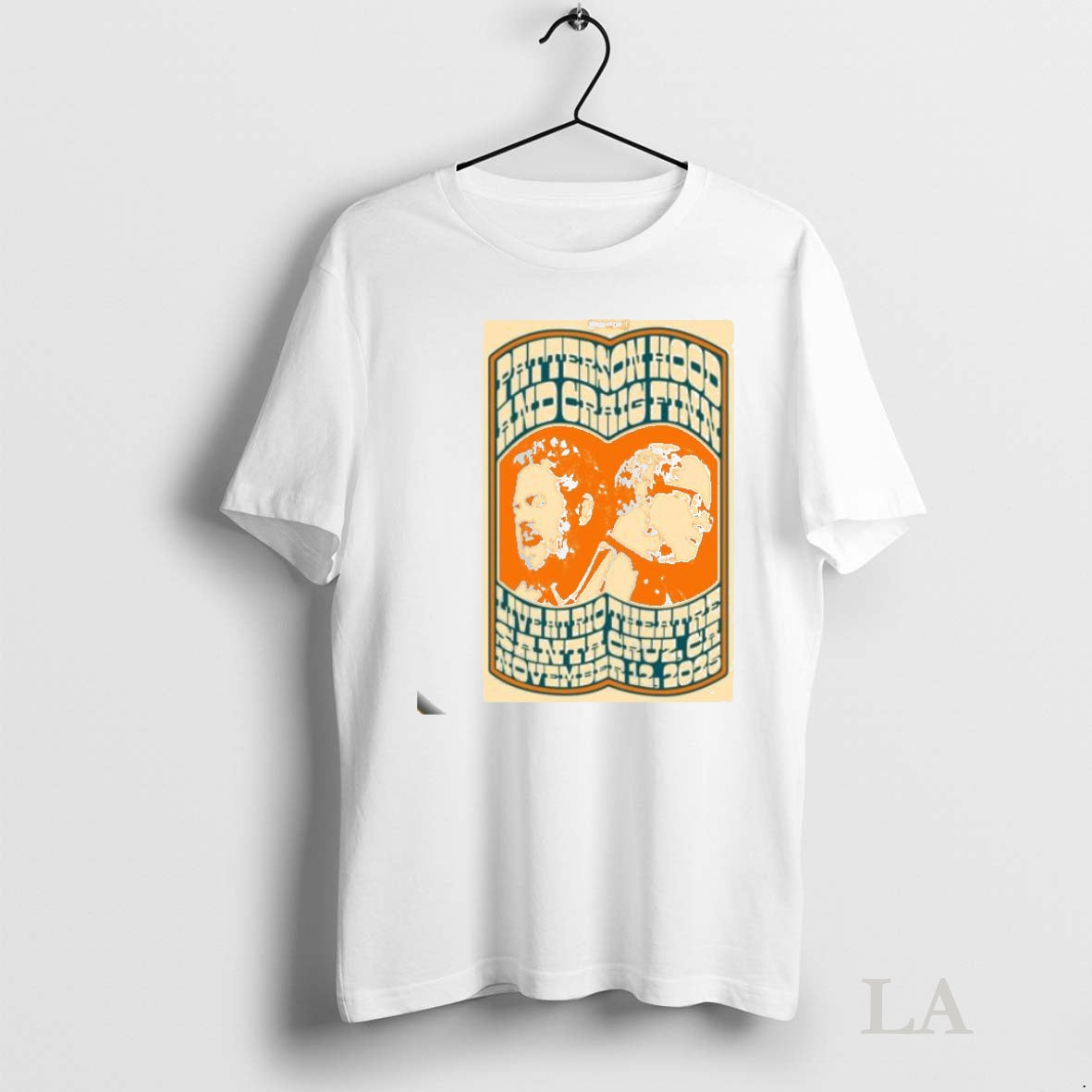 Original Patterson Hood Craig Finn Santa Cruz Ca November 12 2025 Concert Tee Sweater