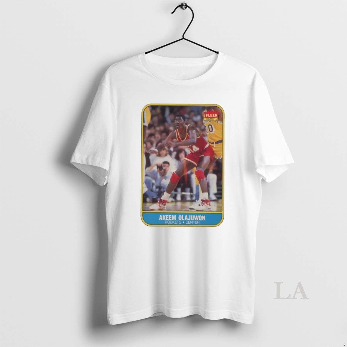 Original Paul Wall With The 1986 Fleer Akeem Olajuwon Rookie Card
