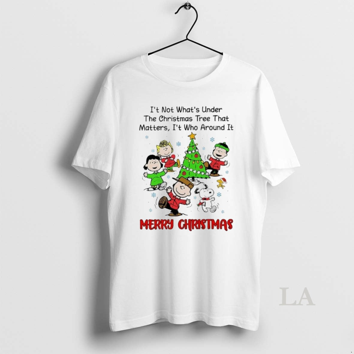 Original Peanuts Its Not Whats Under The Christmas Tree That Merry Christmas