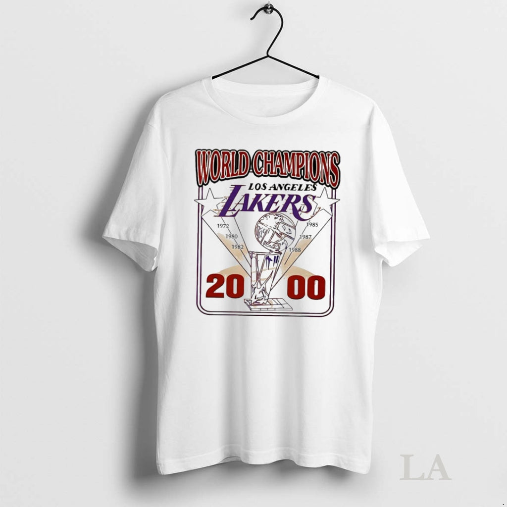 Original Pedro Pascal World Champions Lakers 2000