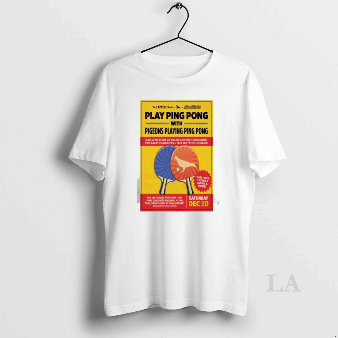 Original Pigeons Playing Ping Pong The Capitol Theatre Port Chester Ny Tour Dec 20 2025