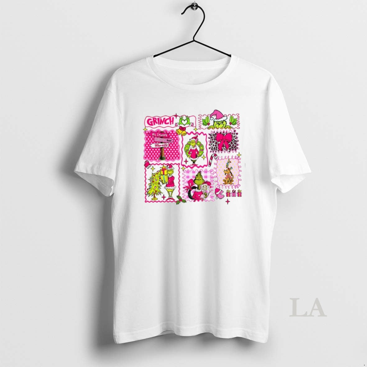 Original Pink Grichmas Christmas Leopard Green Xmas Grinch And Friends