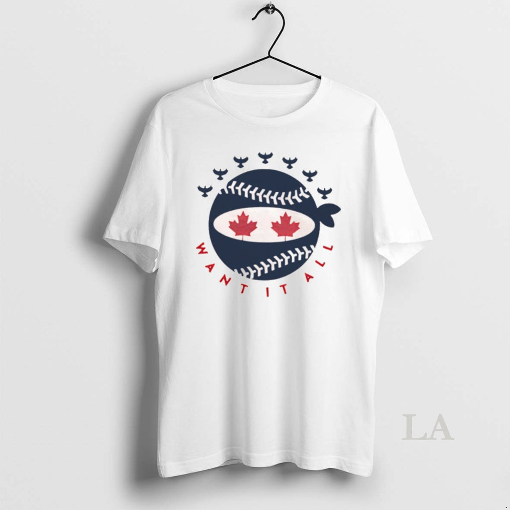 Original Pitching Ninja Red Maple Want It All Logo