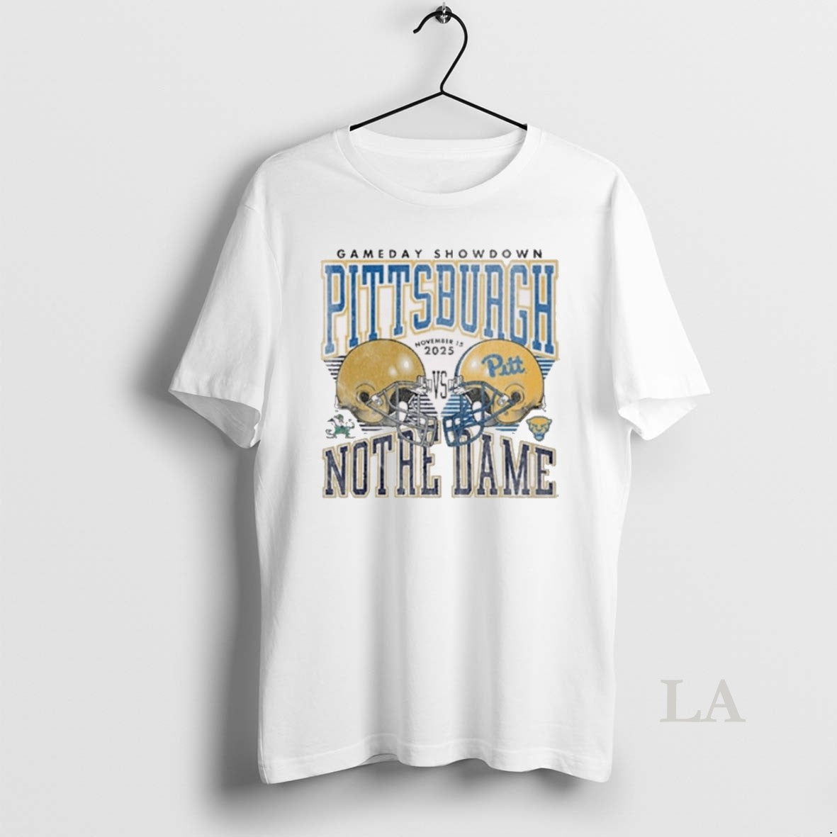 Original Pitt Panthers Football Vs Notre Dame Fighting Irish Gameday Showdown November 15 2025 Helmet