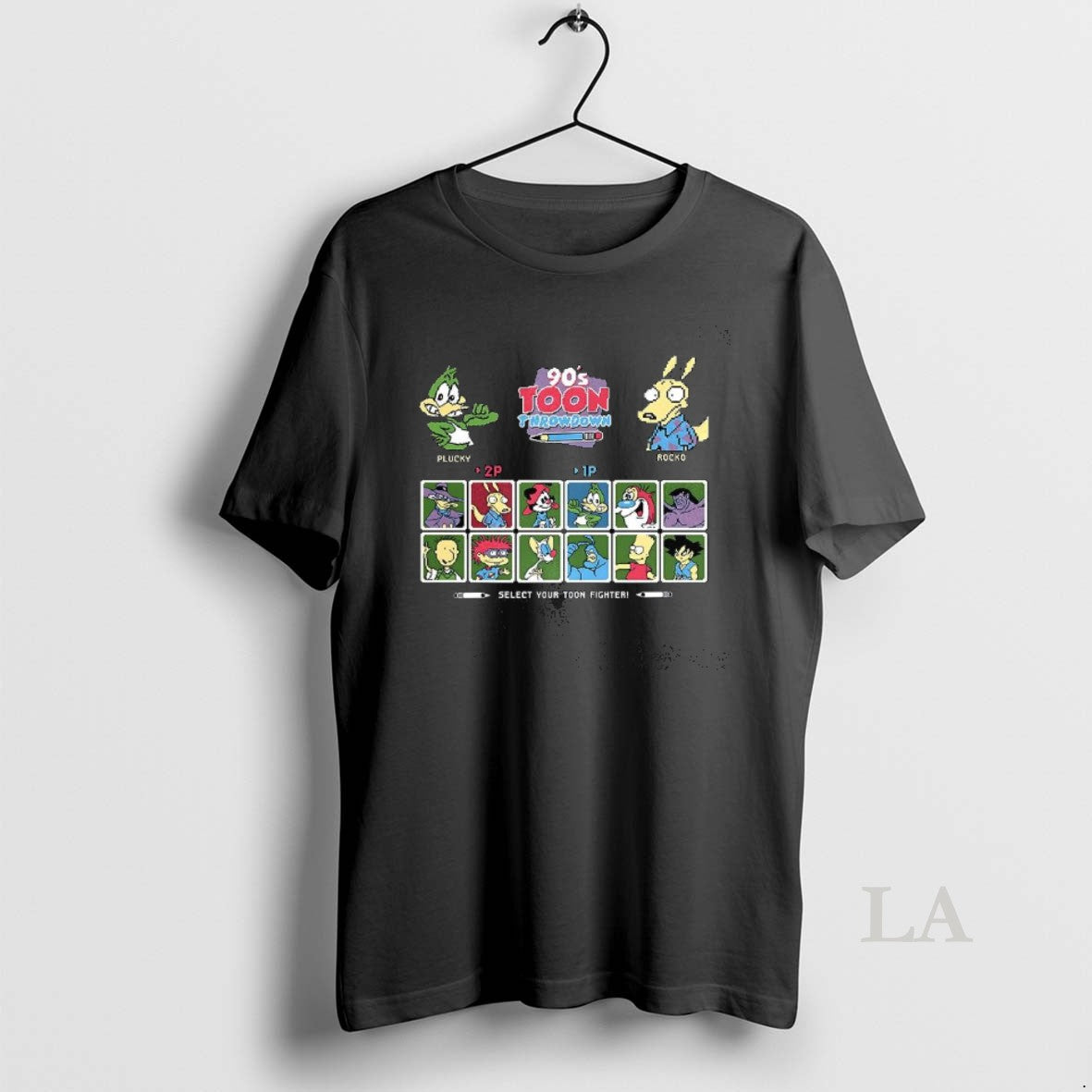Original Plucky Vs Rocko 90s Toon Throwdown Select Your Toon Fighter