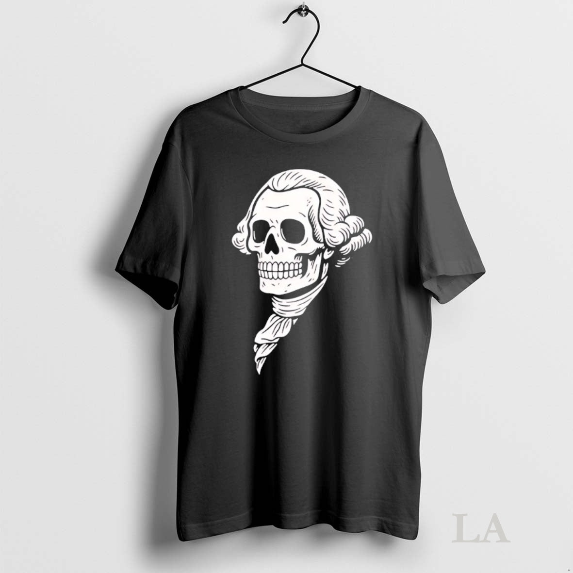 Original Poor Richard Monogram George Washington Skull Logo