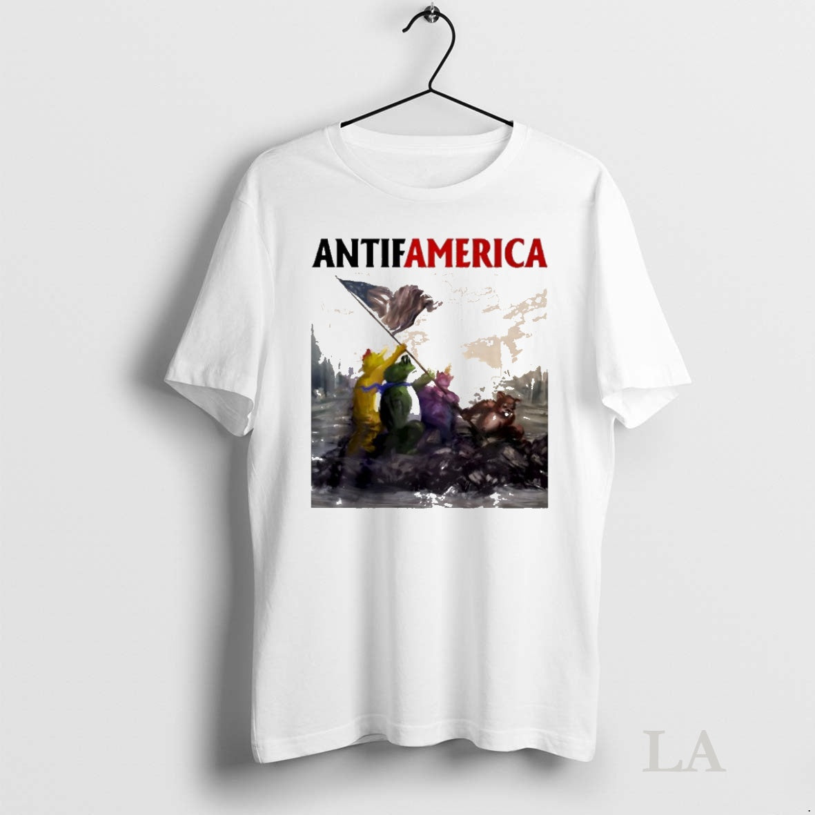 Original Portland Frog Antifamerica 2025