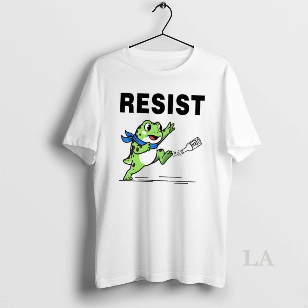Original Portland Frog Resist Protest Anti Ice